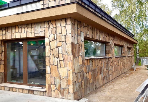 Плитняк кора дерева для фасада купить в Белгородской области