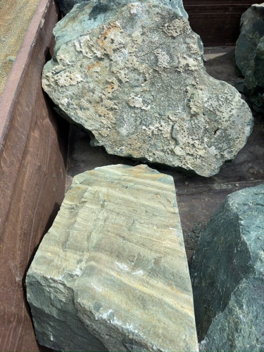 Ландшафтные глыбы зелёные 200-500 килограмм купить в Белгородской области