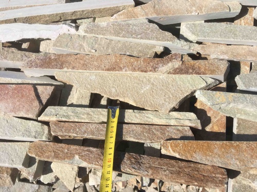 Горбушка златолит золотистый для облицовки купить в Белгородской области