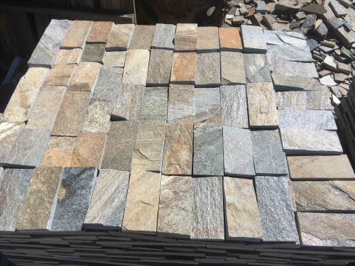 Плитка пилёная златолит Уральский для цоколя, отмостки купить в Белгородской области