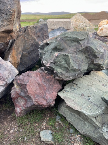 Камни для ландшафтного дизайна зелёные 10-60 килограмм купить в Белгородской области