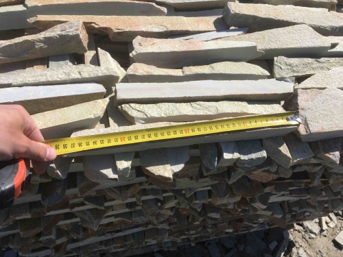 Горбушка златолит золотистый для облицовки купить в Белгородской области