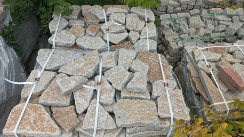 Гранитный плитняк галтованный для парковки купить в Белгородской области