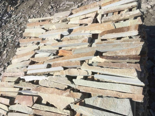 Горбушка златолит золотистый для облицовки купить в Белгородской области