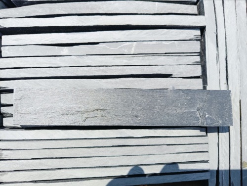 Плитка чёрная из натурального камня фасадная 30 см * 5 см, толщина 7 мм -30 мм купить в Белгородской области