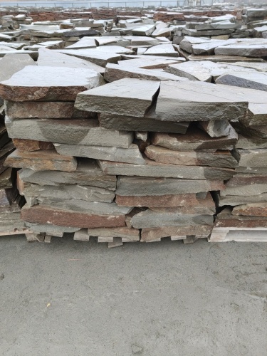 Плитняк песчаник серо-зелёный для мощения 60-65 мм купить в Белгородской области